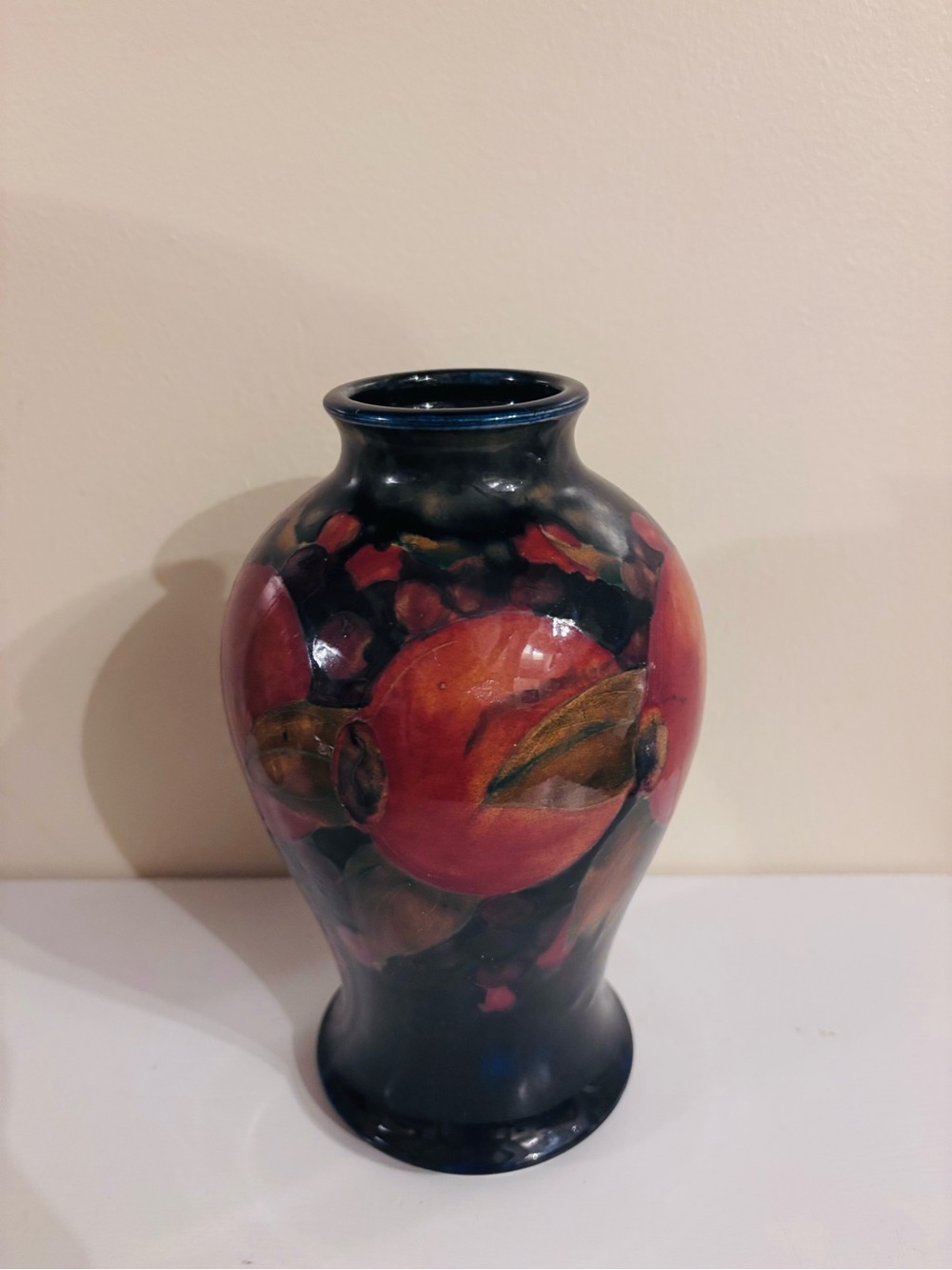 Antique William Moorcroft Pomegranate Vase, c1913-1916